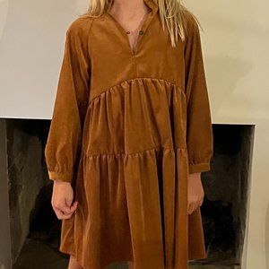 Zara Girls Corduroy Dress size 8